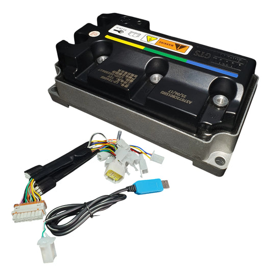 VOTOL EM100-GTS Controller with USB + Heatsink, 200A Battery, 400A Phase