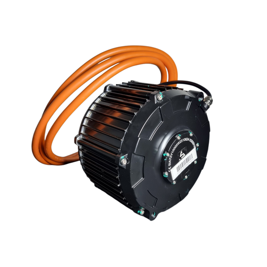 QS165 50H 10kW 72V Brushless Mid Drive Motor BLDC PMSM 428 14T