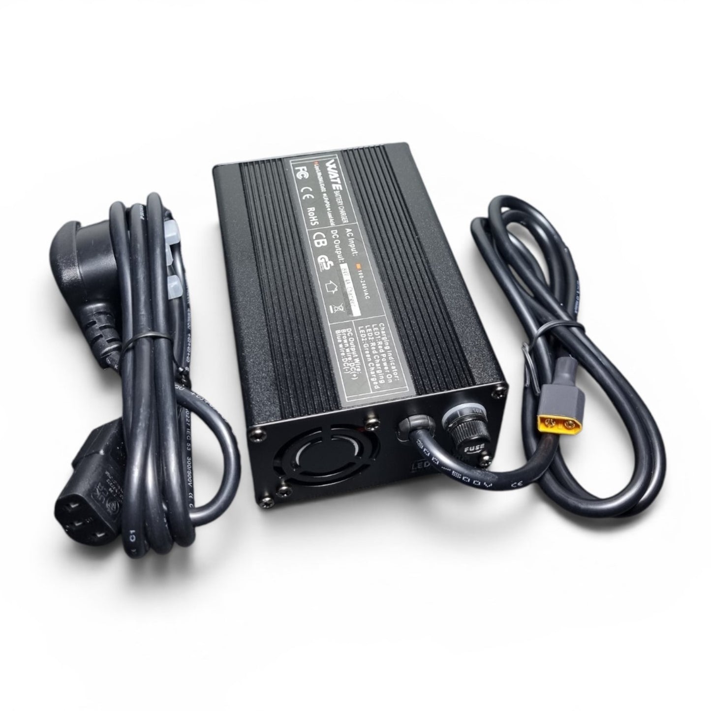 84V 4A Lithium Ion Battery Charger with XT60 Charge Port, 100-240V AC