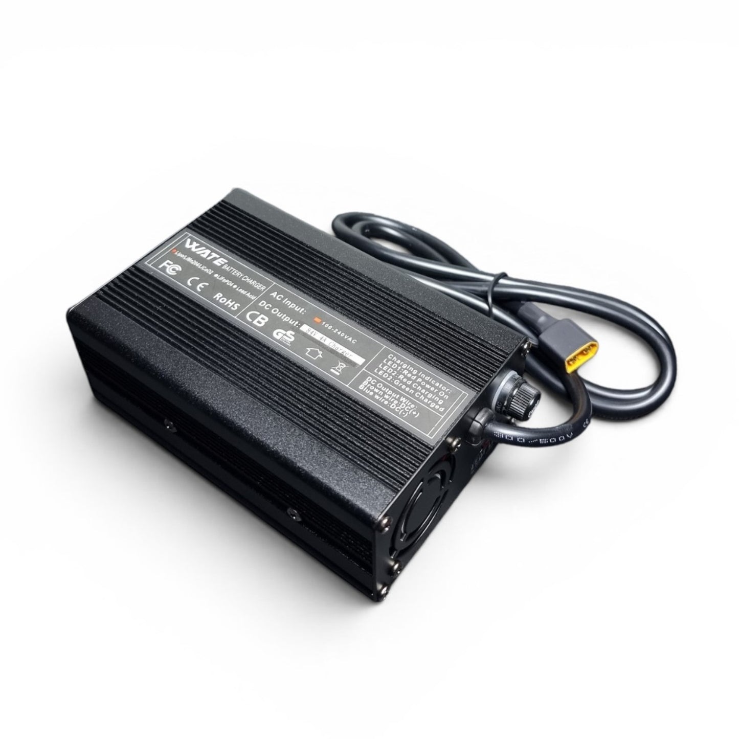 84V 4A Lithium Ion Battery Charger with XT60 Charge Port, 100-240V AC