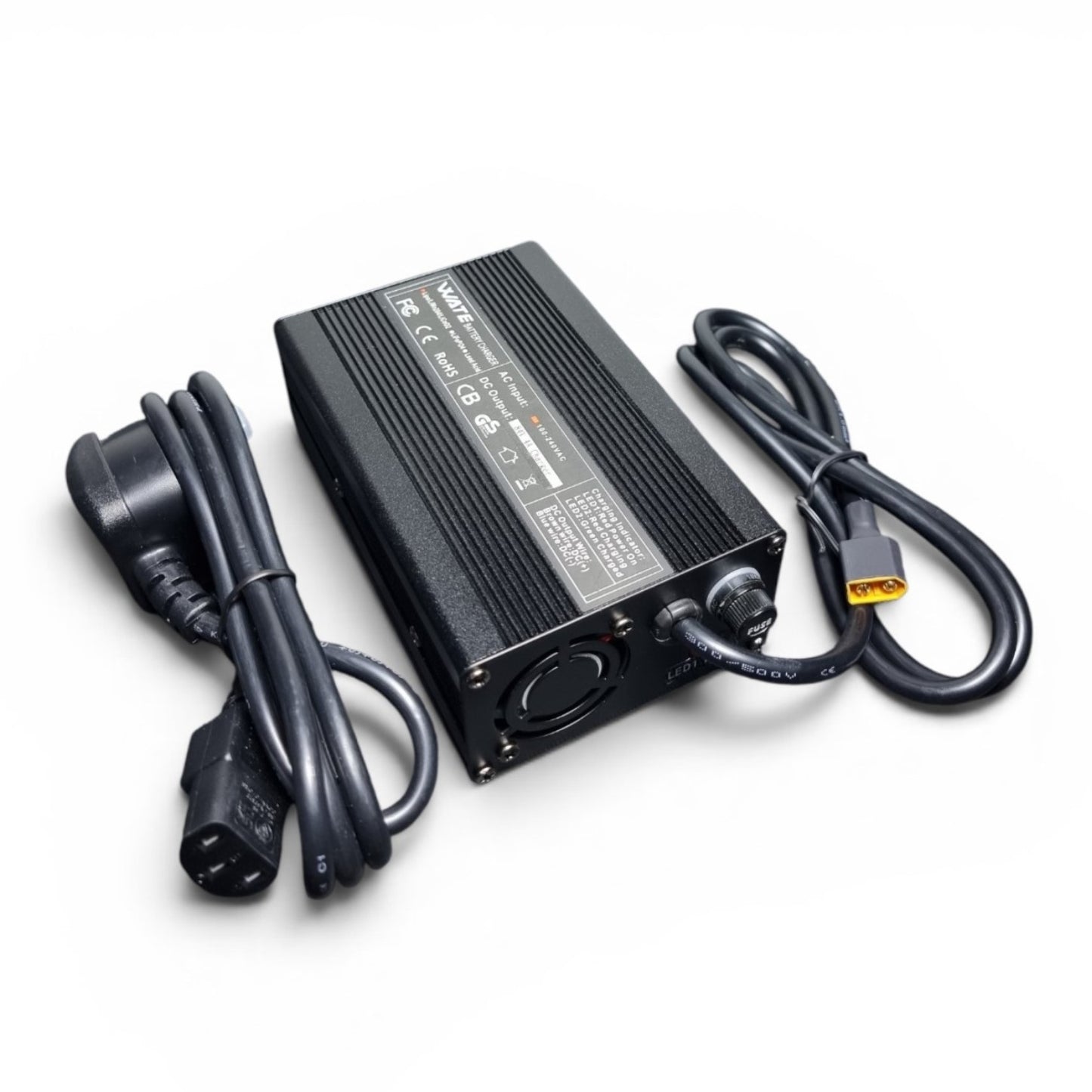 84V 4A Lithium Ion Battery Charger with XT60 Charge Port, 100-240V AC