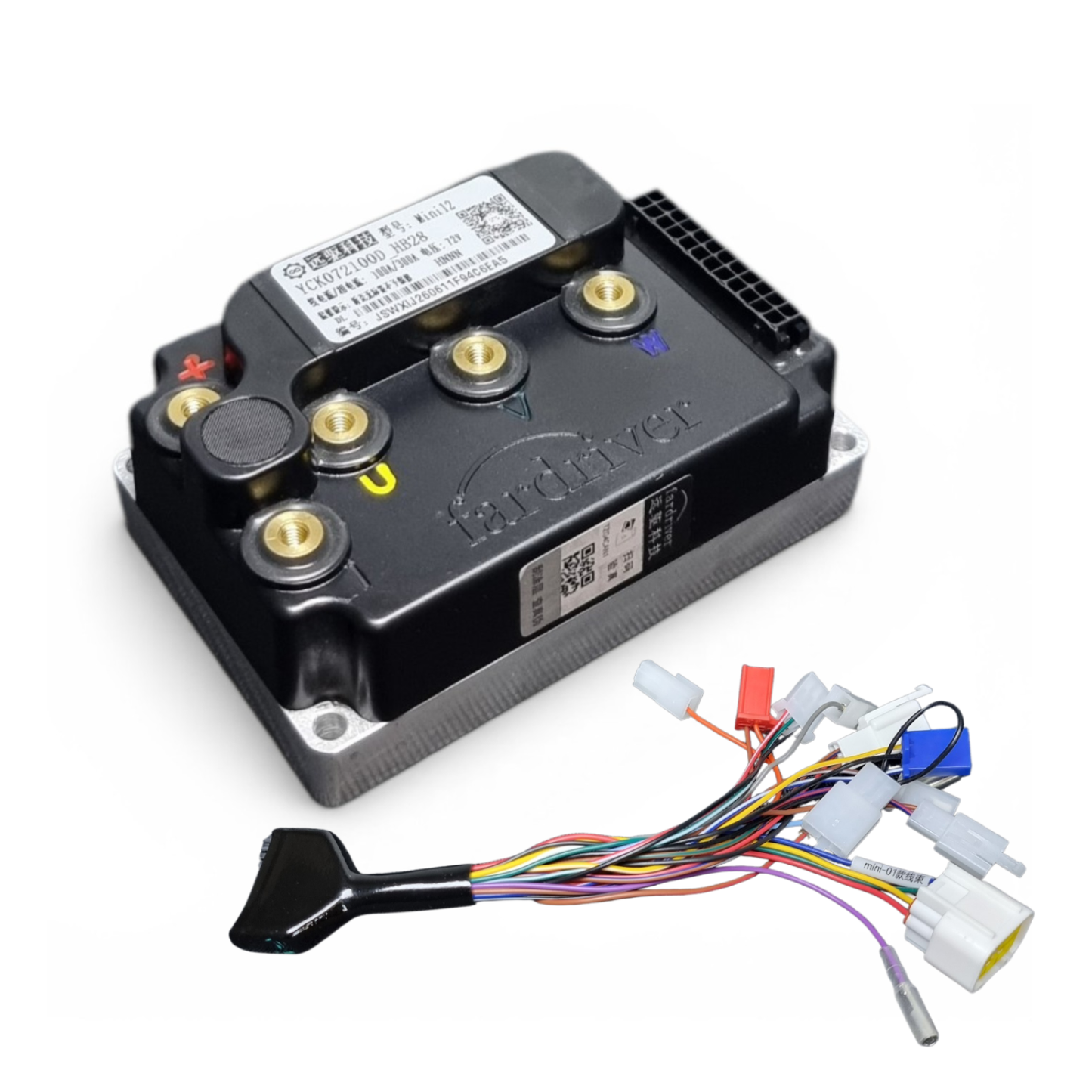 FarDriver ND72300 Mini Controller with Bluetooth, 100A Battery, 300A Phase